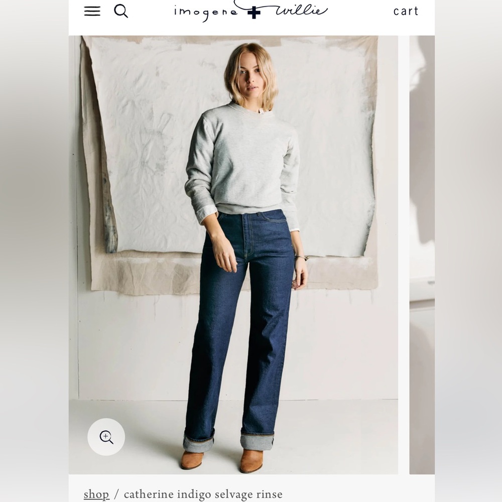 Imogene + Willie Catherine Indigo Selvage